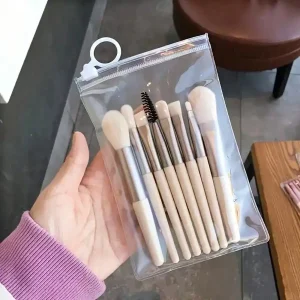 8-Piece Portable Mini Makeup Brush Set